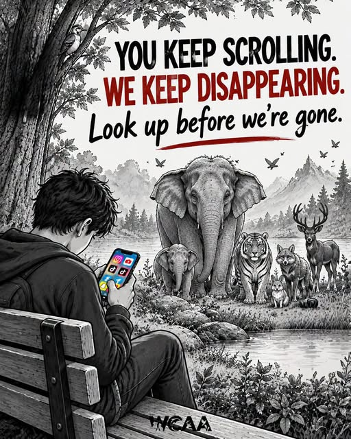 tiger26931's tweet photo. You keep scrolling.
We keep disappearing.
Look up before we're gone! https://t.co/Y7FCvAbAOl