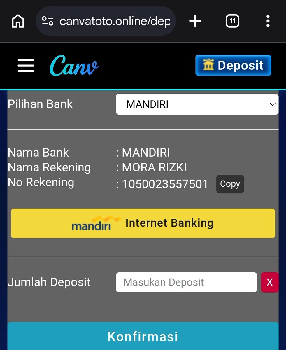 JhonBali69's tweet photo. #BERANTASJUDIONLINE
Saya melaporkan nomor rekening  yang diduga digunakan sebagai penampung dana untuk aktivitas judi online. Mohon pihak terkait dapat menindaklanjuti laporan ini sesuai ketentuan yang berlaku.
@prabowo 
@Gerindra @kemkomdigi @ojkindonesia @CCICPolri @PPATK https://t.co/A4YaZPS2NE
