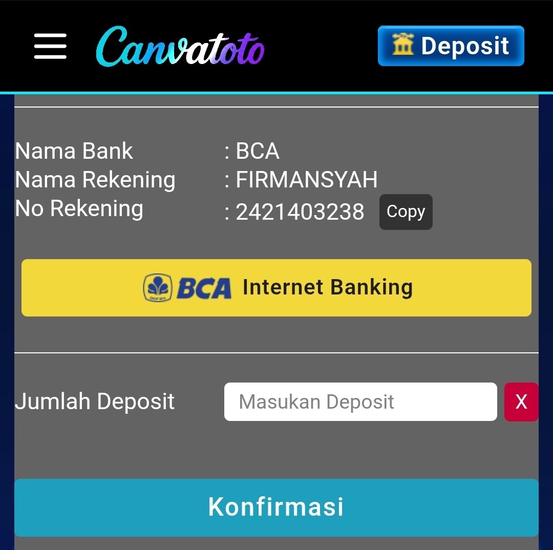 JhonBali69's tweet photo. #BERANTASJUDIONLINE
Saya melaporkan nomor rekening  yang diduga digunakan sebagai penampung dana untuk aktivitas judi online. Mohon pihak terkait dapat menindaklanjuti laporan ini sesuai ketentuan yang berlaku.
@prabowo 
@Gerindra @kemkomdigi @ojkindonesia @CCICPolri @PPATK https://t.co/A4YaZPS2NE