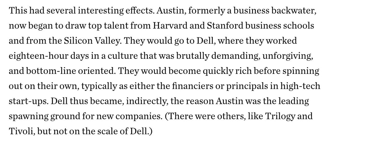 ImadeIyamu's tweet photo. Dell IPO made so many employees rich that it transformed Austin as a whole https://t.co/cqqKeO7eOU