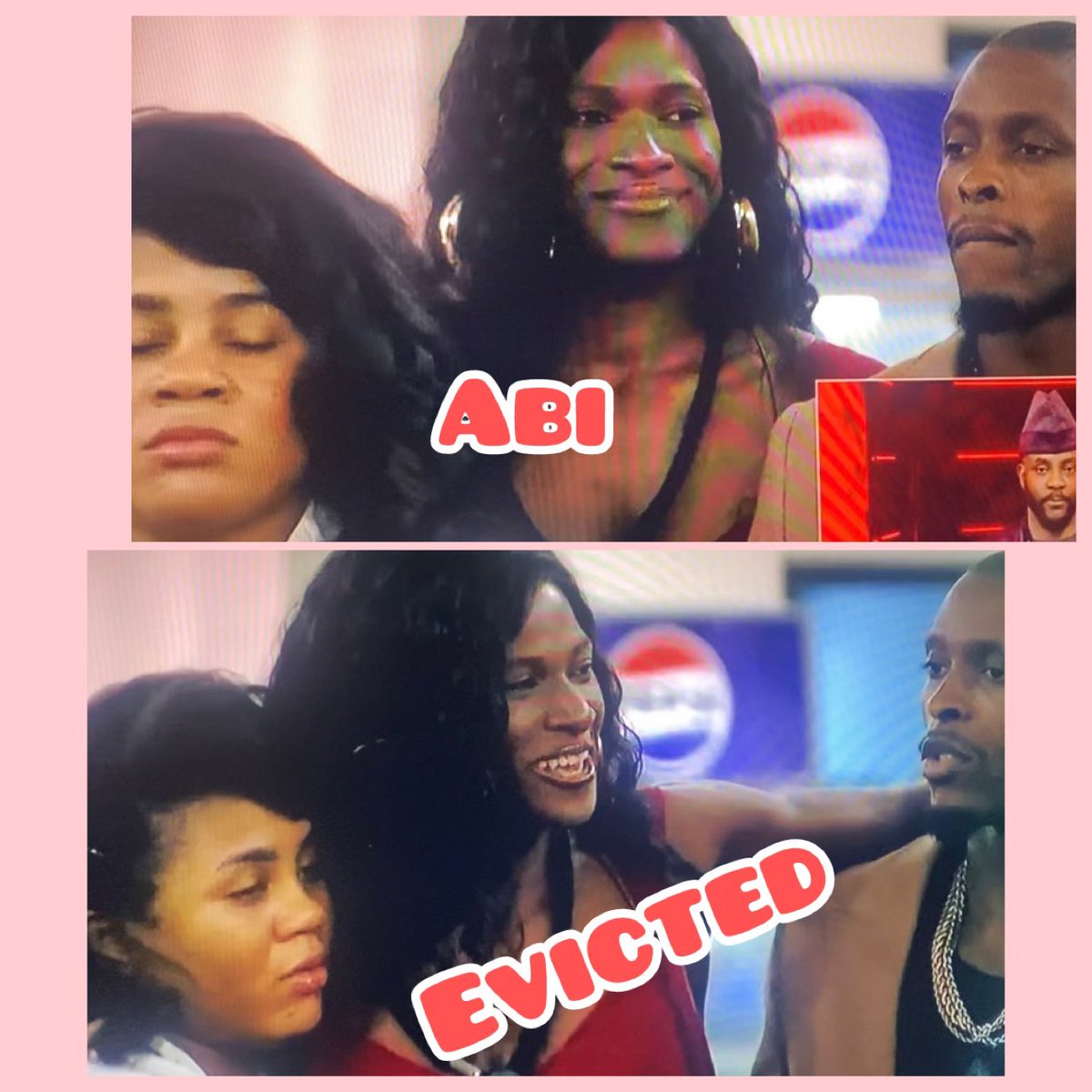akprokohub's tweet photo. Abi has been evicted from the big brother Naija house, good luck to her. 

#BBNaija https://t.co/eWd9ykYqli