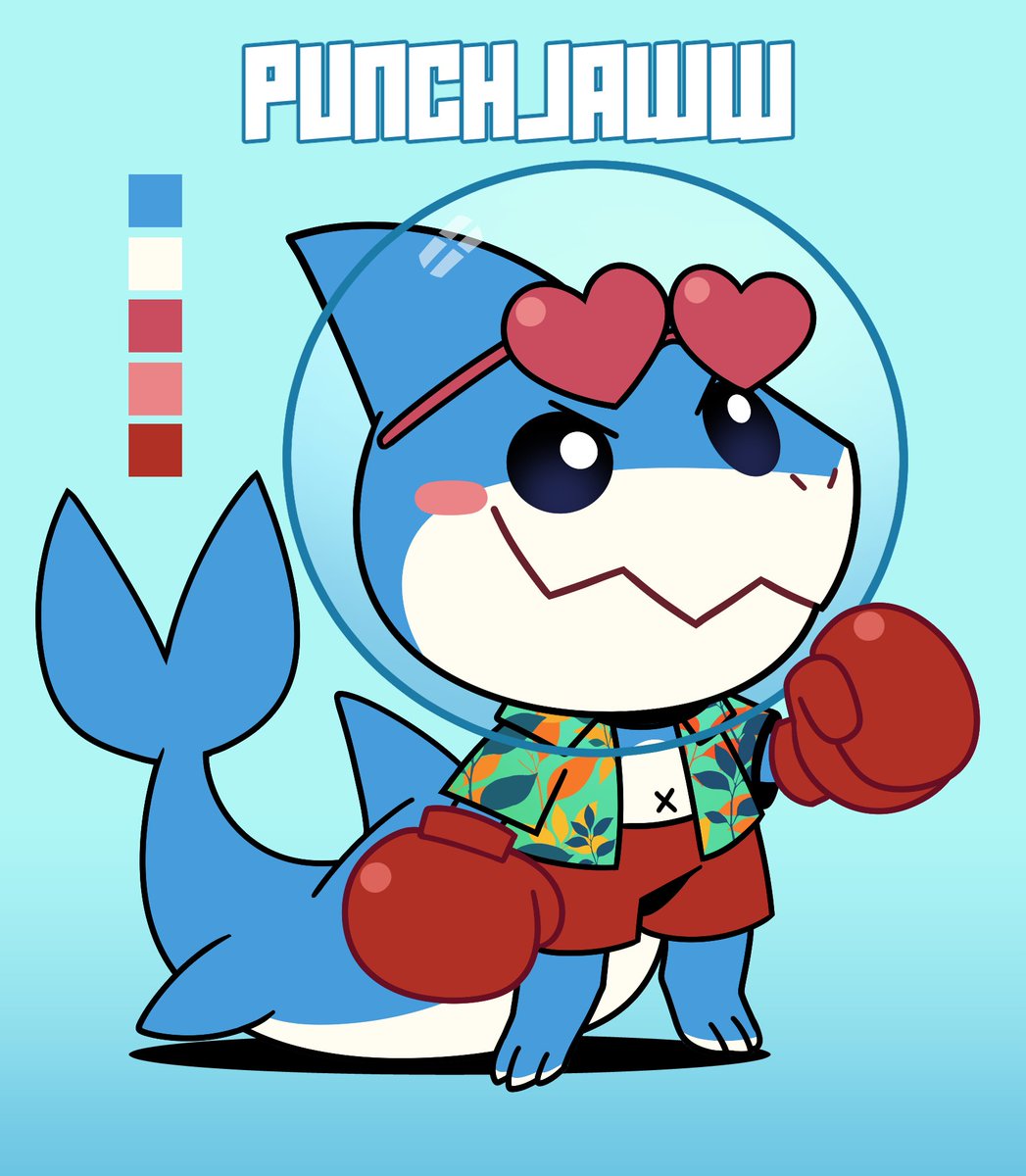 punchjaww's tweet photo. Itty Bitty Ref Sheet #sona #shark https://t.co/anfdzlLxMW