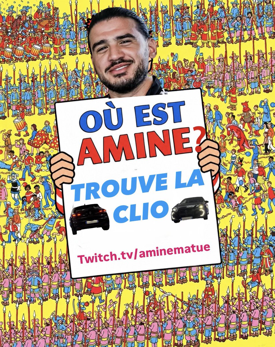 AmineMaTueTV's tweet photo. 🚨 LE RETOUR D’AMINE 🔥

Amine est en live MAINTENANT ! 

Une Clio à gagner 🎁👀

▶️ https://t.co/Z7baYcfILf https://t.co/01RJW2zc0T