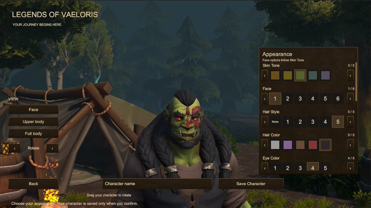 PlayLovae's tweet photo. The Character Selection Screen is getting really polished now. #LoVae it 😍 https://t.co/xcLuSyNhxc