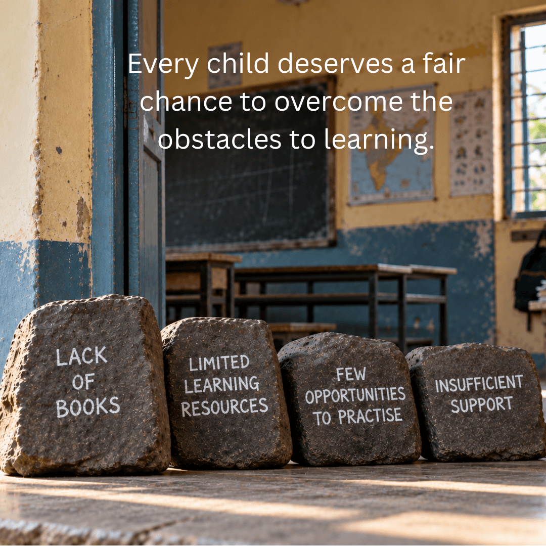 IndiaLiteracyPr's tweet photo. In education, we often ask what a child cannot do. What if we asked what’s getting in the way? At ILP, we work to remove barriers to learning, so children have a fairer chance to learn, grow and shape their futures. 𝗛𝗮𝗽𝗽𝘆 𝗚𝗮𝗻𝗲𝘀𝗵 𝗖𝗵𝗮𝘁𝘂𝗿𝘁𝗵𝗶 https://t.co/q6zcGIgQjo