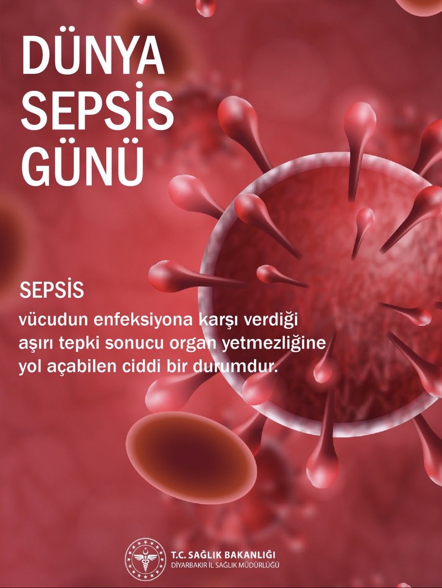 TepeDHS's tweet photo. 📍Sepsis; vücudun bir enfeksiyona karşı verdiği aşırı ve kontrolsüz bağışıklık yanıtı sonucunda kendi doku ve organlarına zarar vermesiyle oluşan, acil müdahale gerektiren hayati tehlike taşıyan bir durumdur. Halk arasında kan zehirlenmesi olarak da bilinir.
#DünyaSepsisGünü https://t.co/7dh1CqO1ZG