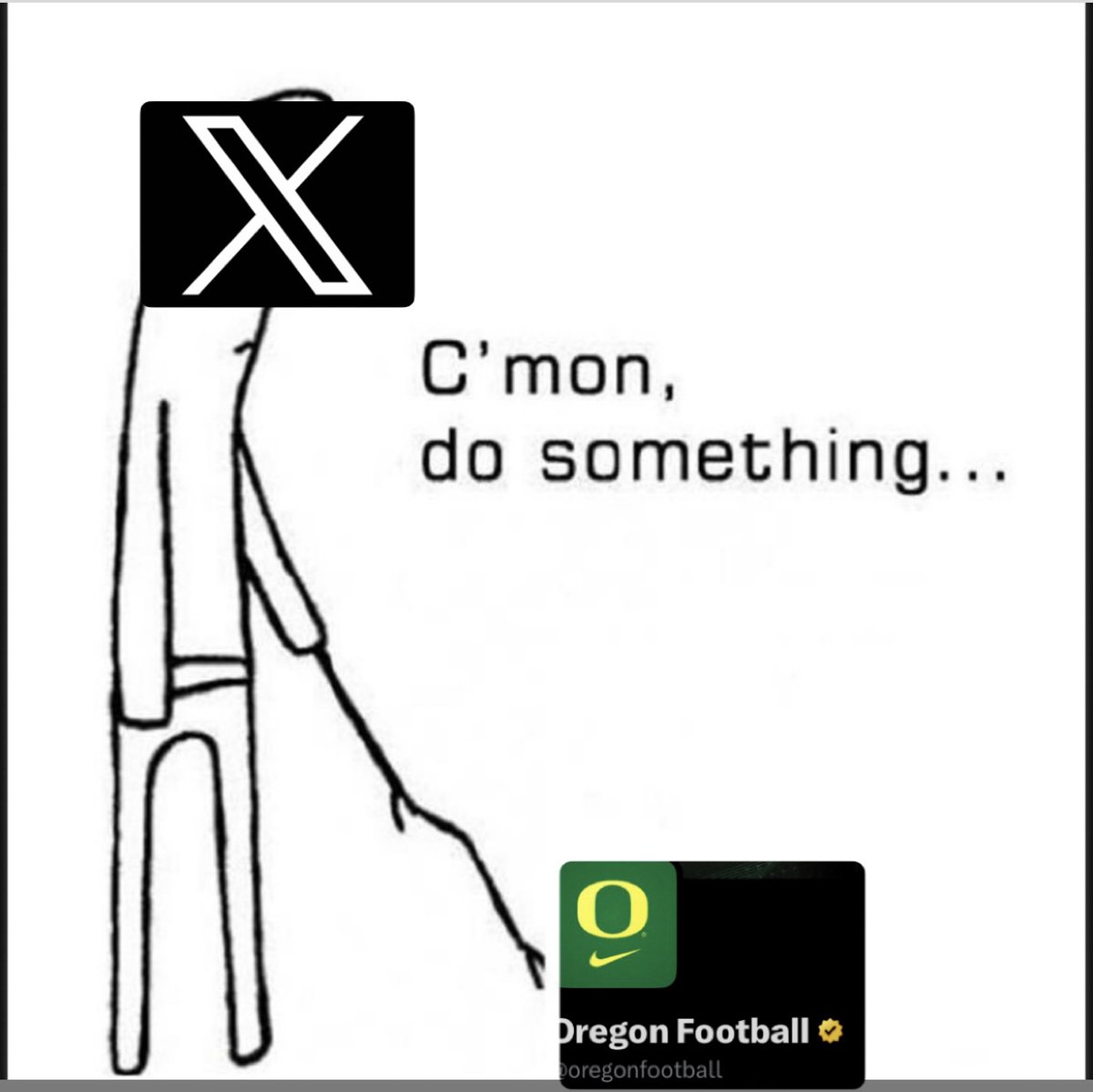 joeseppi_1's tweet photo. @oregonfootball @dantemoore05 @0fficial_evan Hello? https://t.co/QkcdfLGsZC