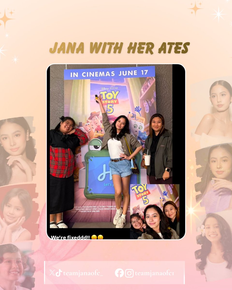 teamjanaofc_'s tweet photo. Some beautiful moments we almost forgot to post. ๐ธ
Jana with Mommy Peachy, Ms. Cris, RM @stealbytes and Maโam Dhia โจ๐
#JanaAgoncillo | @/janaaagoncillo
#ForKeeps
#TresMariasJDI https://t.co/Sv7HLhPKW9
