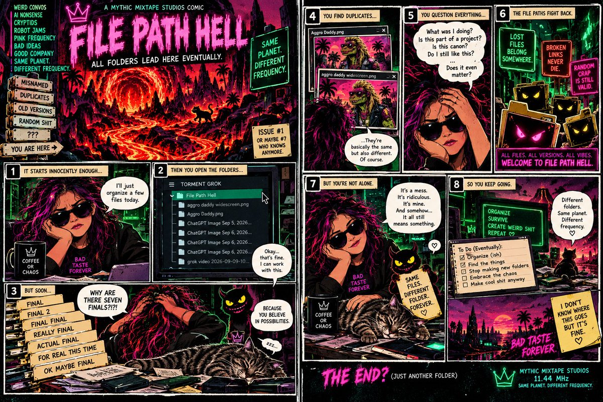Houstonianp1's tweet photo. #Ohabsolutely🩷#KeepFuckingScrolling
👽💚👽
#ScalesandBadDecisions💔
#velvetreptile🦄
#BadTasteForever👻
#FilePathHell👹
#FilePathsAreAssholes🤔
FILE PATH HELL — ISSUE #1: ALL FOLDERS LEAD HERE EVENTUALLY https://t.co/fQljTBGZzV