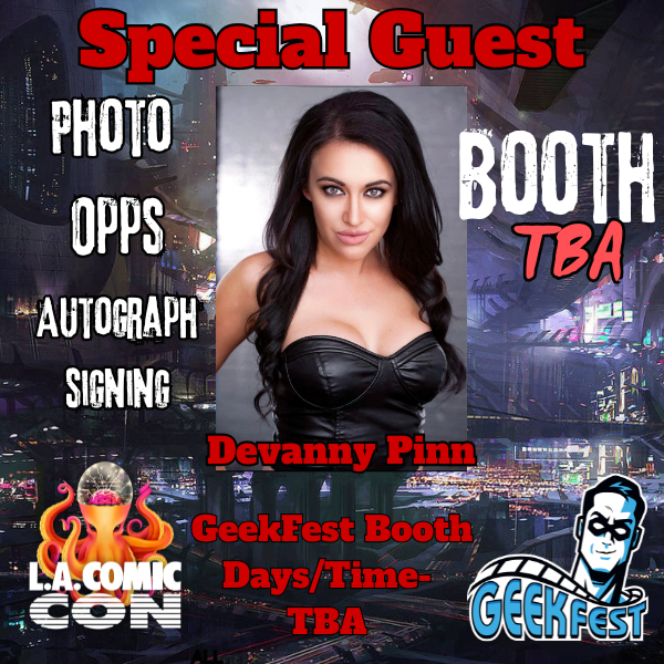 GeekFilmFests's tweet photo. Very Excited to announce our first @GeekFilmFests Booth Guests and Women of SciFi and Horror Panelists for @comicconla Oct 30-Nov 1
#GeekFest #ComicCon #FilmFestival #LACC
@DevannyPinn @naomiwgrossman @ImDanaDeLorenzo @HollywoodLadyj https://t.co/wWkM5XqIEc
