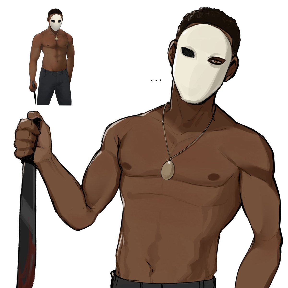 z0ndarra's tweet photo. Made a quick one before bed, he has the most valid crashout ever i dont even blame him #TPOF https://t.co/9wNkTp6NuA