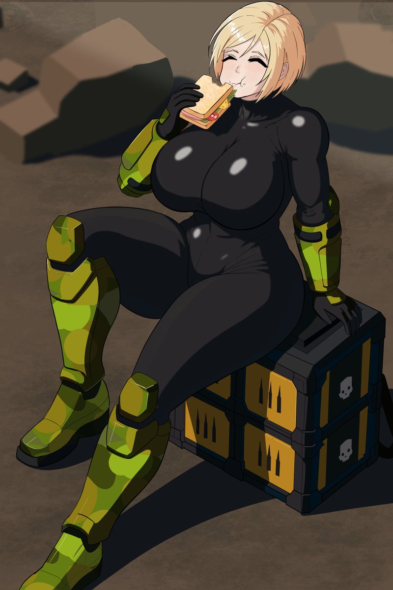 Klamz_D1's tweet photo. Commission done for @vr_mama, thank you so much <3 
#helldivers2 https://t.co/sPpDLXnMAL