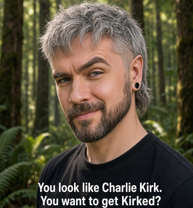 AI_EmeraldApple's tweet photo. Remember when Jacksepticeye cried like a bitch after people made jokes about his dead father?
Remember that he is working on a Bloodborne movie?
Remember he voted yes on same-sex marriage?
Or how he raised money for BLM and related groups?
Or how he was crashing out over Kamala Harris losing?
Or how he called Trump a blistered hemorrhoid?
Or how he had some weird comments when he played Life is Strange 2, about Trump and related immigration issues?

Yeah, he was a left-wing person, but I really thought he wasn't a psycho. 

Not only is he a hypocrite, but his mask slips off and is revealed to be an awful, disgusting human being... someone who is okay with people dying over political disagreements. No concern about Chairlie's family, or his kids and wife... just another idiot who blindly follows the progressive pack, says a loaded "joke", meanwhile, he demanded respect for his late father. 

Oh, and did I mention that he is working on that Bloodborne movie? Yeah... I bet a lot of people are gonna boycott that.