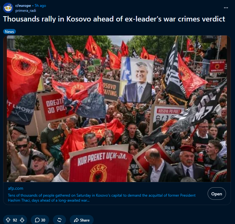 darem88's tweet photo. >post gets zero traction because the warcriminal fighting for the hecking based and wholesome nons is actually good o algo
god i fucking hate r/europe https://t.co/UI8kWwIijD