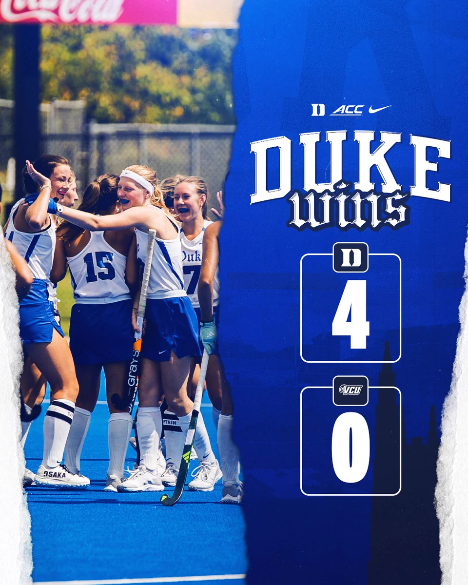 Duke wins 4-0 over VCU