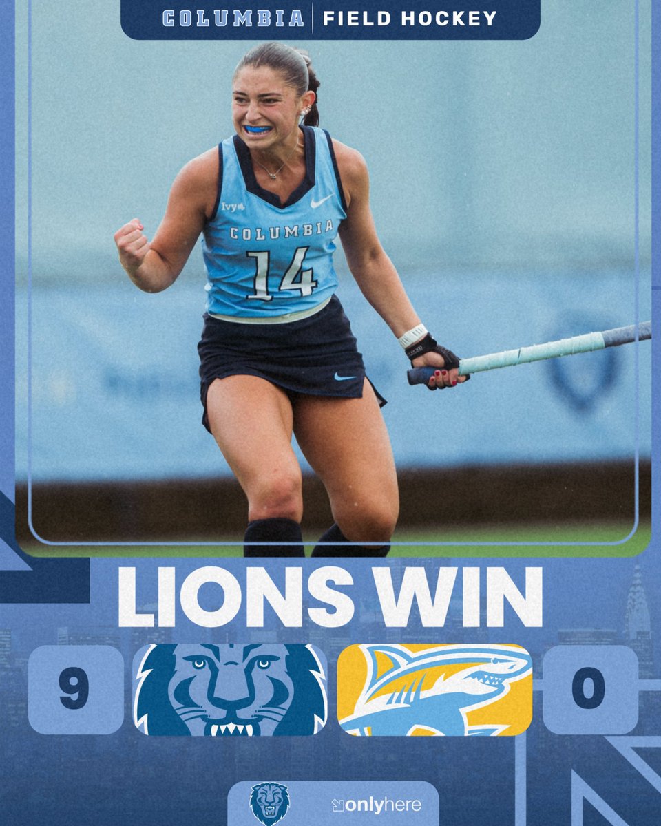 CULionsFH's tweet photo. LIONS WIN!

Columbia sets a single-game record with nine goals and dominates LIU with a shutout on Sunday!

#RoarLionRoar🦁 // #OnlyHere🗽 https://t.co/AmR8JBwdjJ