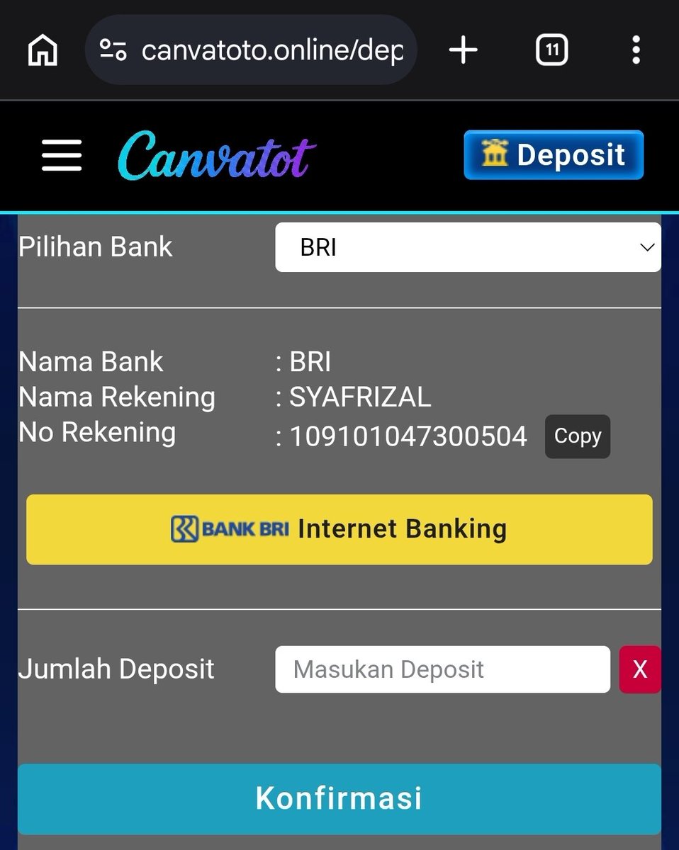 JhonBali69's tweet photo. @ojkindonesia TOLONG UNTUK PIHAK OJK UNTUK MEMBLOKIR REKENING PENAMPUNG DEPOSIT SITUS JUDOL https://t.co/ljgAXbGR7J