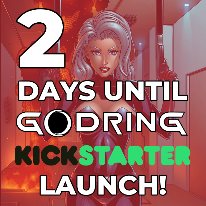 ExpatStudiosLLC's tweet photo. Two sleeps left till #Godring launches on @kickstarter π
A huge thank you to everyone's support and words of encouragement so far.
This variant cover is done by me, Sane. We hope you love not only the artwork, but the writing too. #IndieComics #RealArt #Comics #Kickstarter https://t.co/HghqvpYkEh