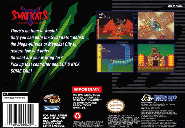 TheSWATKats's tweet photo. Yesterday was #VideoGamesDay ๐ฎ In 1995, #SWATKats: The Radical Squadron was released on the #SNES. Make sure to take a look at the in-depth guide by Mr. Goodkat at SWATKATS(dot)info https://t.co/knkhrInGxh
