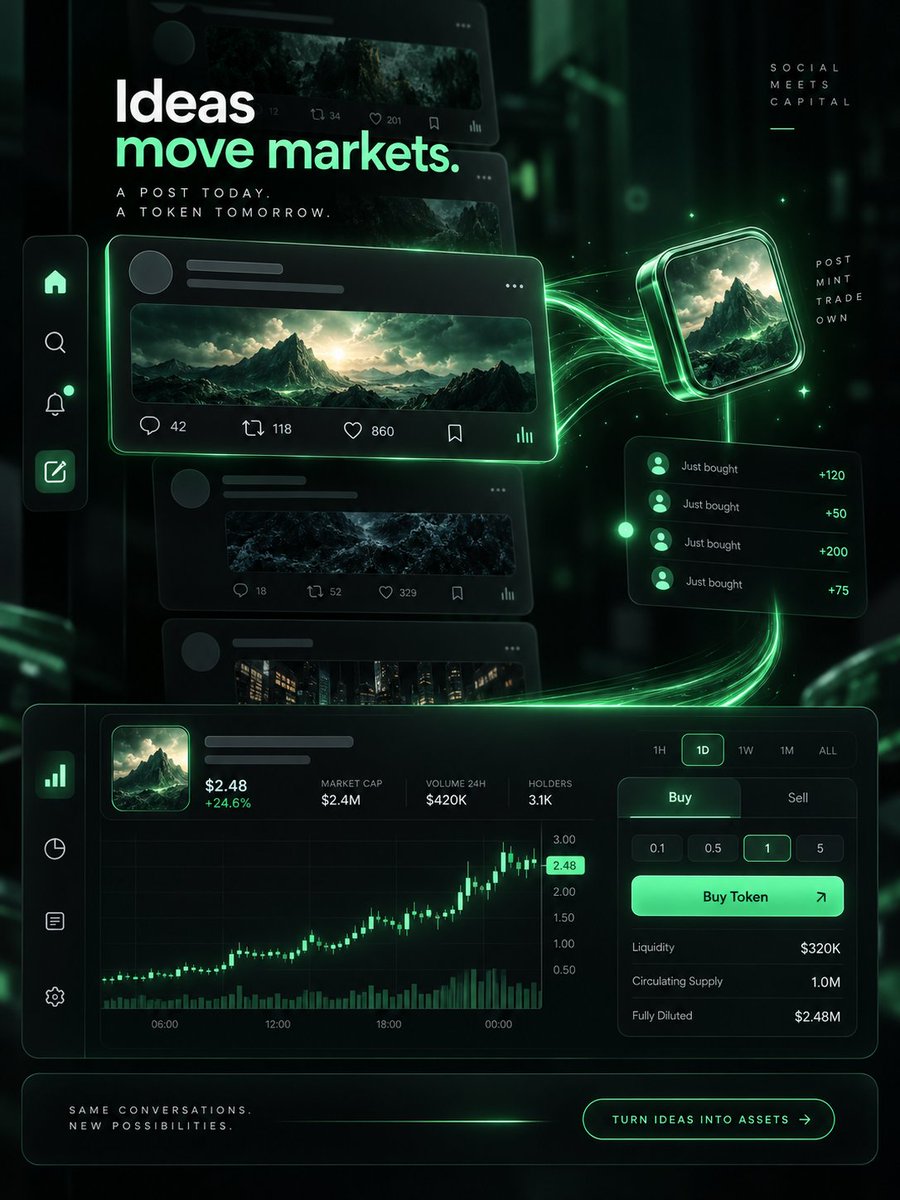 threadrsol's tweet photo. Social feed on one side. Trading terminal on the other. Threadr merges both. ⚡

Discover what’s moving, follow live activity, and act from the same interface instead of bouncing between separate tools.

#Threadr #Solana #SocialFi https://t.co/zdw6UVft1q