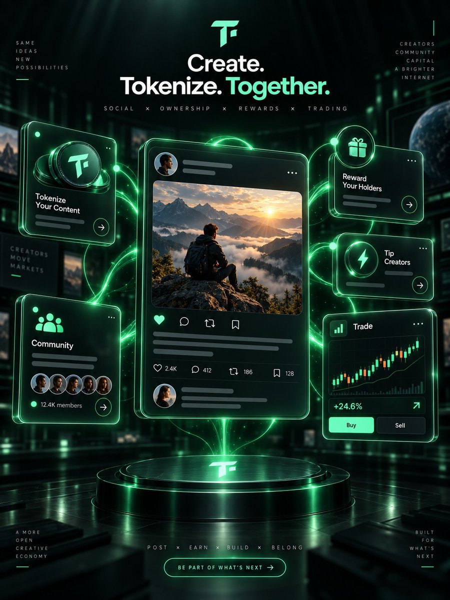 threadrsol's tweet photo. Threadr doesn’t treat creators like decoration. 💚

The product brings posts, tokenization, holder rewards, tipping, and community building into one Solana-native social experience with trading built in.

Post. Launch. Trade. Earn. https://t.co/WfDWGExPam