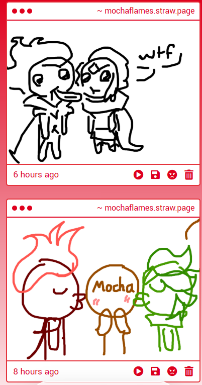 spiritcataclysm's tweet photo. THESE R SO BEAIGFUL THANK UUUUUUUUUUU AWAOW FIRSR MOCHA FANART GIYS!!!! https://t.co/6rDIXlmdJr