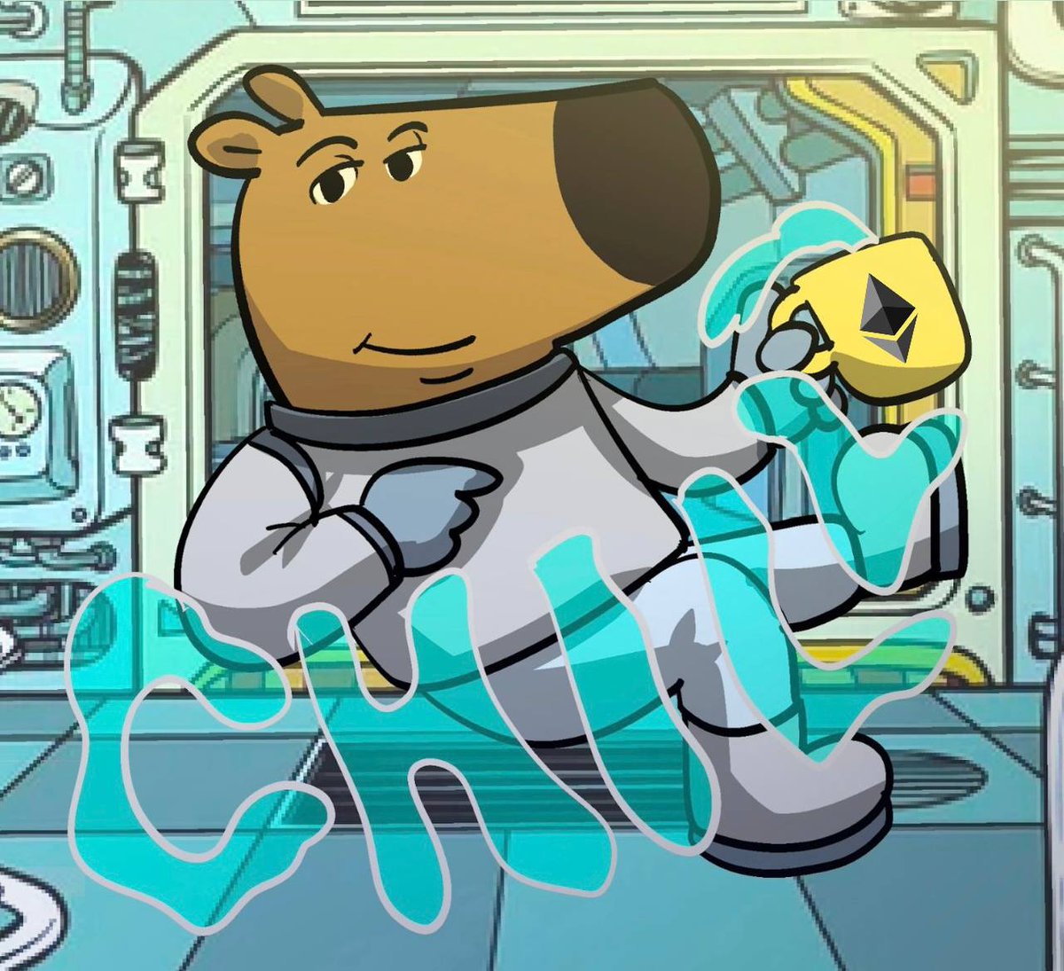 ChillguyERC20's tweet photo. We will get to all corners of the universe. Make sure you're fully ready https://t.co/ZUuMI2lcPL