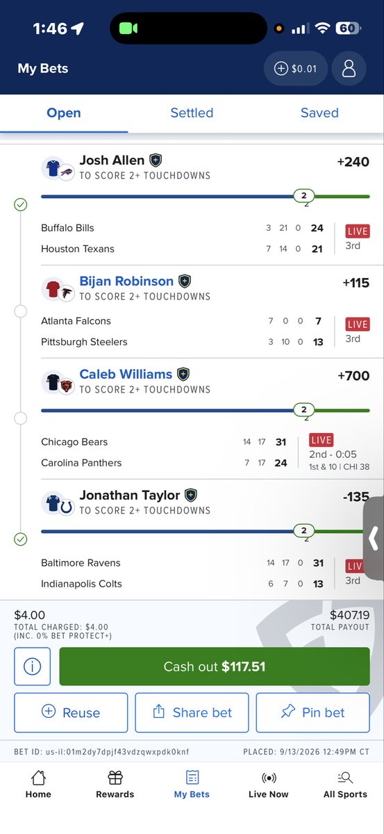 FocusedOnMe17's tweet photo. Can Bijan get me one more TD or do I cash out🥴 https://t.co/bZfDgPSqnf