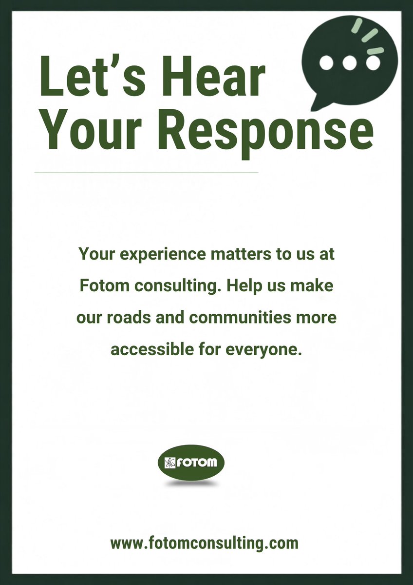 FotomConsulting's tweet photo. Did you know accessibility is about more than just road access? We are sharing our thoughts tomorrow, so stay tuned. Until then, tell us in the comments what you think it really means.
#Accessibility #InclusiveDesign #TransportPlanning #ActiveTravel #Placemaking #CommunityFirst https://t.co/604aO1UvwW