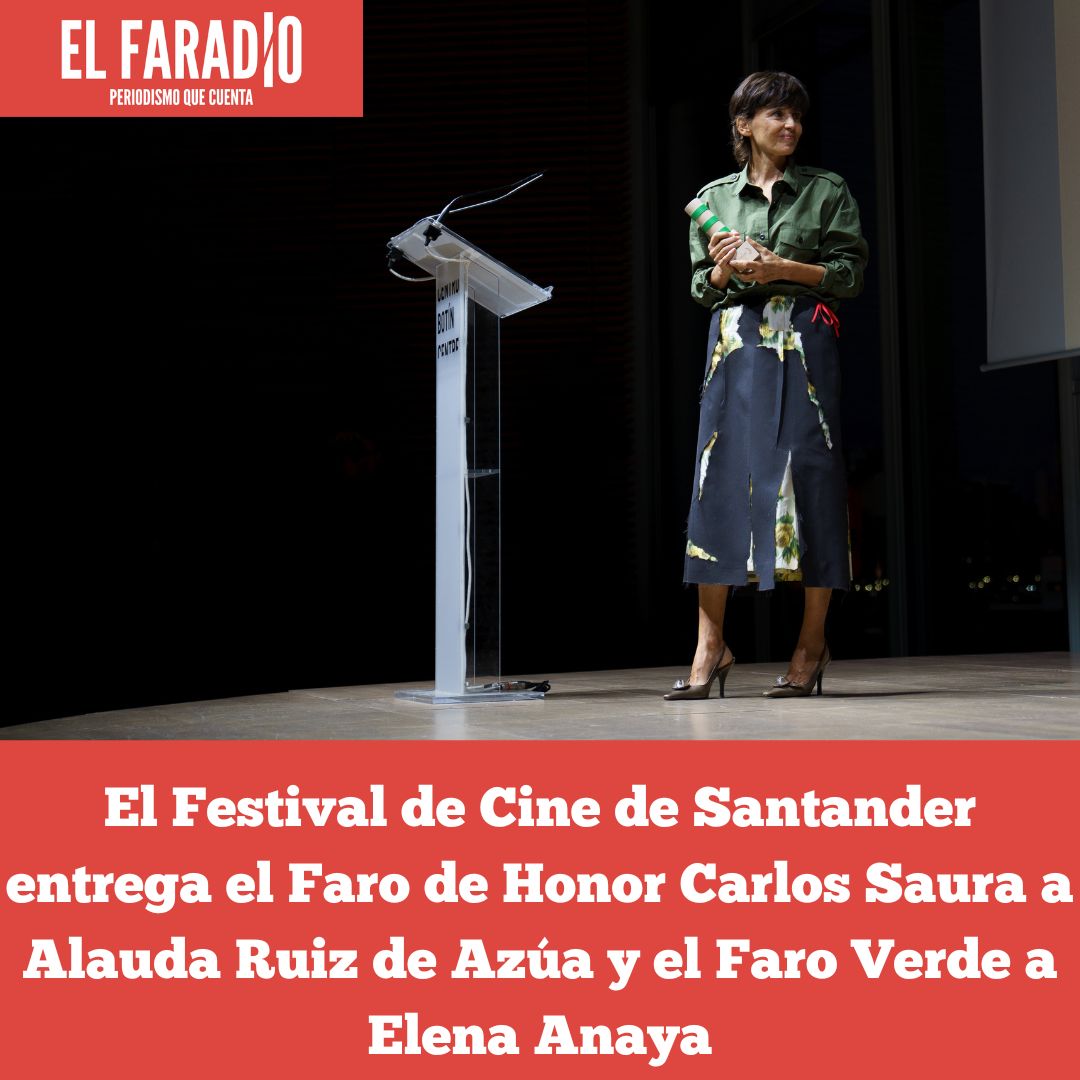 elfaradio's tweet photo. Elena Anaya ha querido compartir el Faro Verde "con todas las personas que desde lugares distintos comparten la lucha con el activismo"
https://t.co/YVCRjyogyO
#Creadoras #FestivalCineSantander #Cultura https://t.co/IyWAqDDBcn
