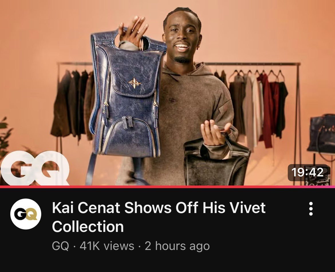 calvindurag's tweet photo. A thread📎
1/5

i watched @KaiCenat debut @vivetofficial at #nyfw, and there's something i can't get past.

there's clearly a lot of yzy dna in this collection.

not necessarily in one specific garment. it's in the broader language: oversized silhouettes, muted palettes, etcetera https://t.co/FRKyKvZg1f