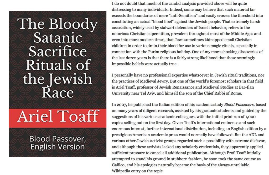 Shannon45531518's tweet photo. #BloodLibel #HumanSacrifice #SatanicRitualAbuse #Children #OrganHarvesting #Satanism #Luciferianism #Jesus
The Bloody Satanic Sacrifice Rituals of the Jewish Race — by a Jewish Scholar & Son of the former Chief Rabbi of Rome
"Goyim were born only to serve us. Without that, they have no place in the world; only to serve the People of Israel..."
Rabbi Ovadia Yosef
"...
To put it bluntly, Jews have divine souls and goyim do not, being merely beasts in the shape of men.
..."
What is the Black Cube on their forehead and why do they wear it?
Where have you seen the Black Cube in film and Archetecture? What does it represent? What are Muslims ACTUALLY walking around the Kaaba during Pilgrimage?
What does the Kabala ACTUALLY STATE regarding non-Jews (in this context Non-Khazarians)?
Penalty for revealing this?
"...
Perhaps we should not be too surprised that today Israel is widely regarded as one of the world centers of organ-trafficking
..."
https://t.co/laMuD8RZef