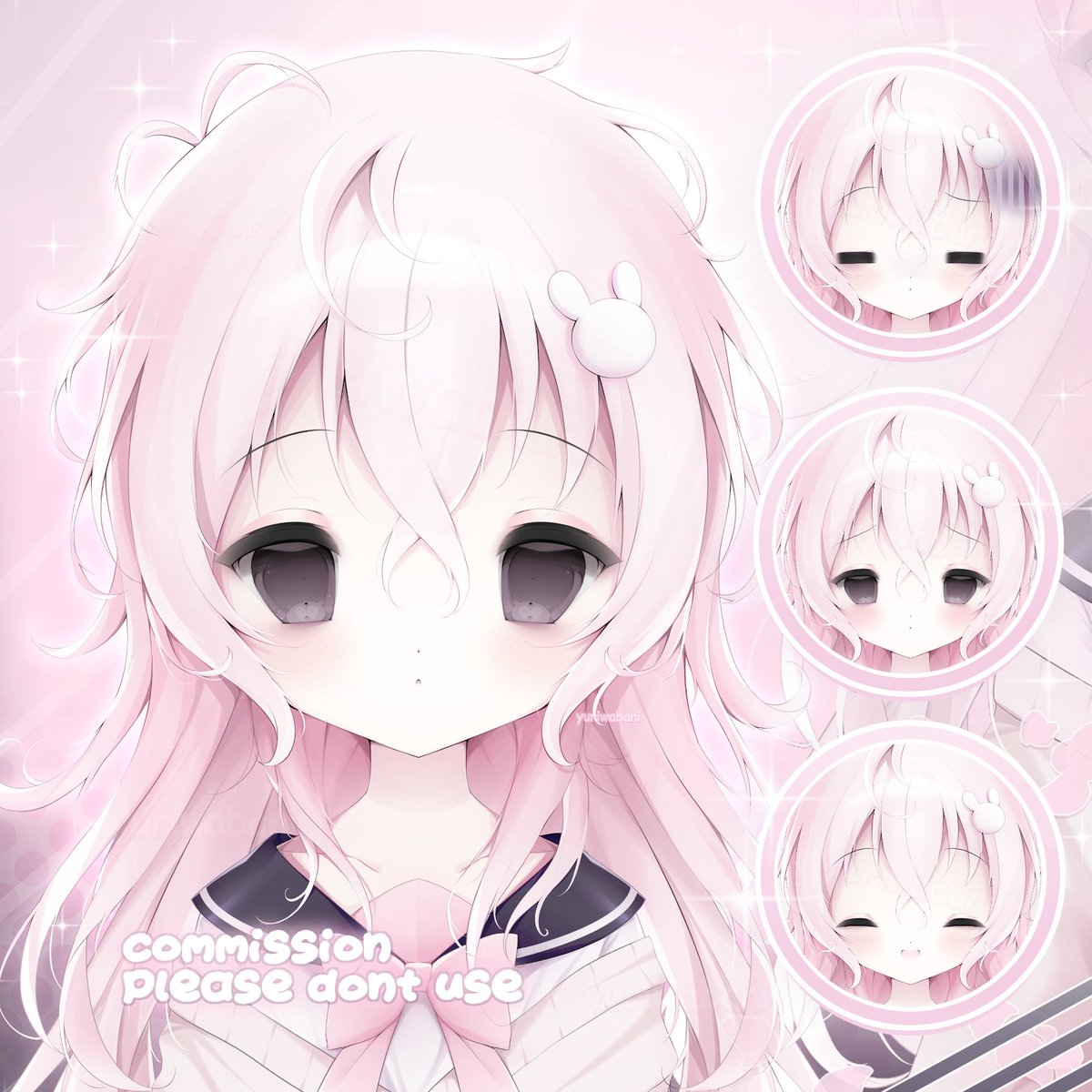 yuriwabani's tweet photo. 𐔌˙. PngTuber Commission (づ> v <)づ♡ So lovely with such empty eyes https://t.co/buv6RkqFzd