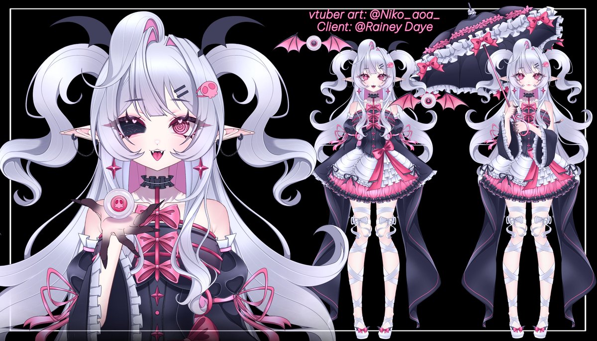 Niko_oao's tweet photo. Cute Vampire girl 🩸👁🦇
Vtuber: @RaineyDayeVT 🌹
Artist: Me ✨️
⁺‧₊˚ ཐི⋆♱⋆ཋྀ ˚₊‧⁺
#Vtubermodelart 
#Vtubercommission 
#Vtubermodel https://t.co/02rKCNJjGT
