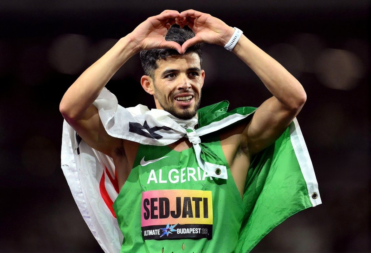 BenaliaMohamed's tweet photo. I see gold in my people (in my people)
The world is ours, we believe it (we believe it) 🇩🇿🥇🏆

#sportidz_athletics 
#sportidz_ultimate26 https://t.co/otauVtFYcA