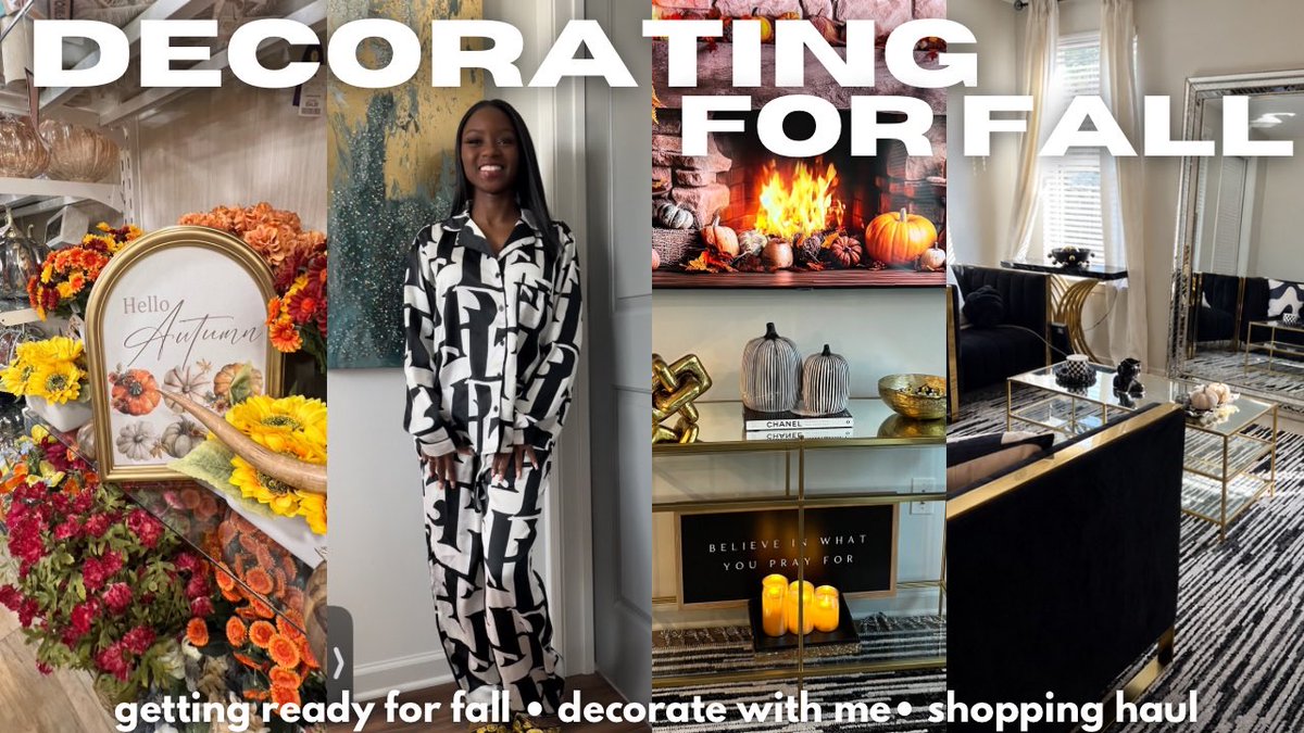 MashiaMajor_'s tweet photo. DECORATE WITH ME | Getting Ready For Fall &amp; Home Decor Shopping
https://t.co/h3AlvDQjXS https://t.co/VY1ytMs7WB