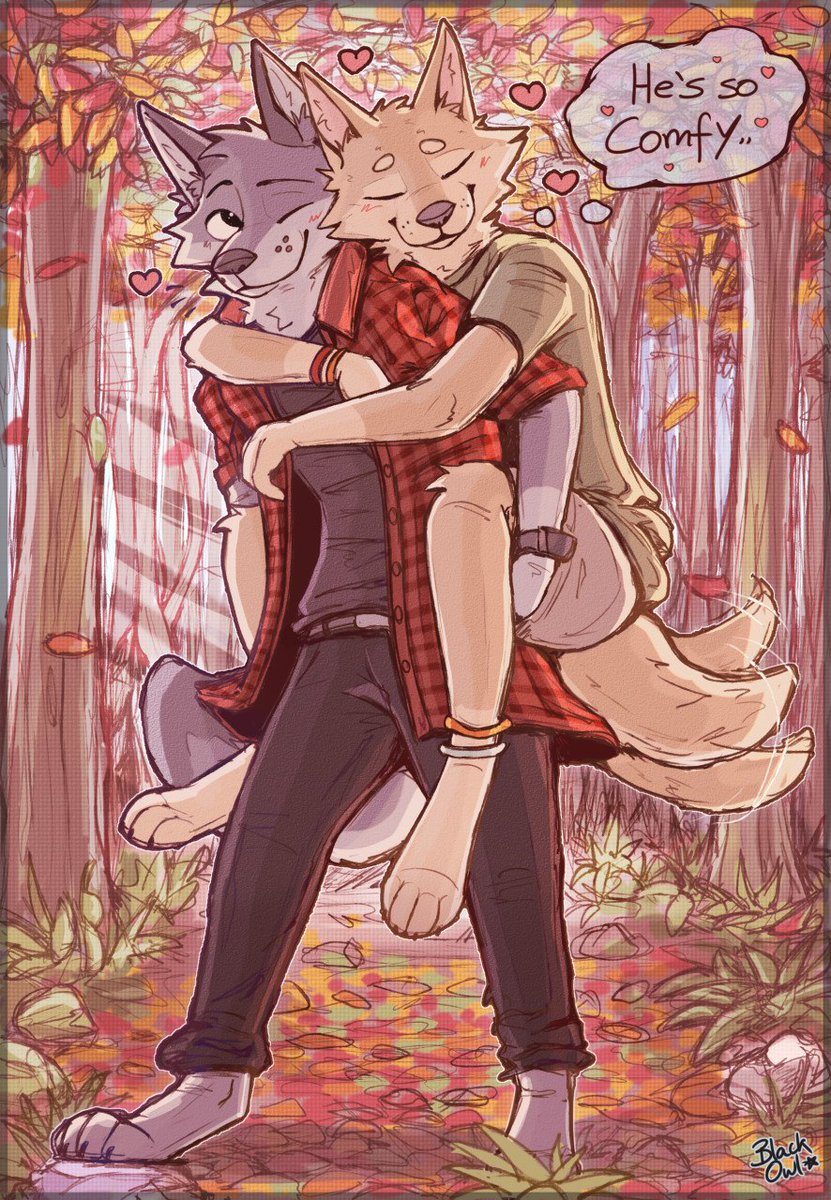 AnthroWolfie's tweet photo. Comfy ❤️😍🍂

🎨 Art by @_Owl_Black_ https://t.co/Bti8dJuiVi