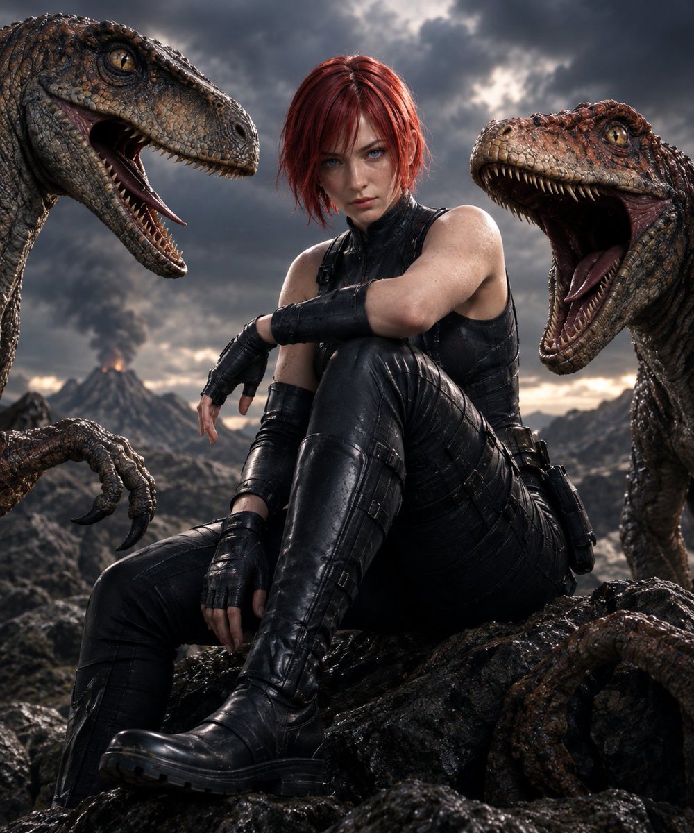 DINOXJORDAN1487's tweet photo. Regina Dino crisis heroine back in time to jurassic Park the lost world, isla sorna or site B

Trying DLSS 5 on my past projects

#Capcom
#Dinocrisis 
#JurassicPark
#lostworld
#PlayStation
#PlayStation5 
#XBOX
#NintendoSwitch2
#pc
#Remake #reimagine
#fanremake
#steam 
#AIイラスト https://t.co/PgWyWYasD0