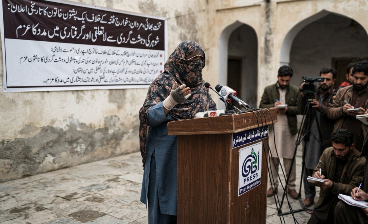 Courageous Pashtun Woman Takes Stand Against Terrorism: A Beacon of Hope from Mardan