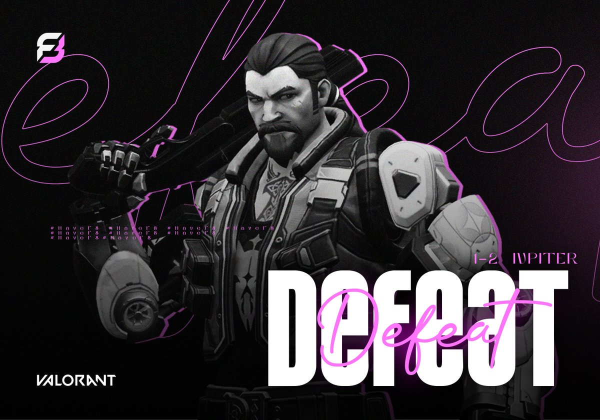 F8EsportsOFC's tweet photo. A tough one to digest.
We’ll bounce back. See you in two weeks. 🫡
Ascent: 13-8
Split: 10-13
Haven: 5-13
#F8Esports | #HaveF8 | #VALORANT https://t.co/xq1OW1rUZ0