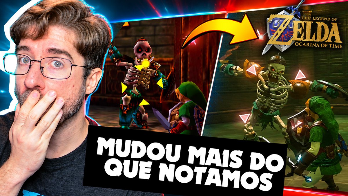 CANALDIGPLAY's tweet photo. Olhando as comparações do Zelda Ocarina of Time original contra o remake do Switch 2, dá para perceber que mudou muito mais do que percebemos.
Vem conferir aqui: https://t.co/dx3gnwXWPa https://t.co/xwaAYZ41P9