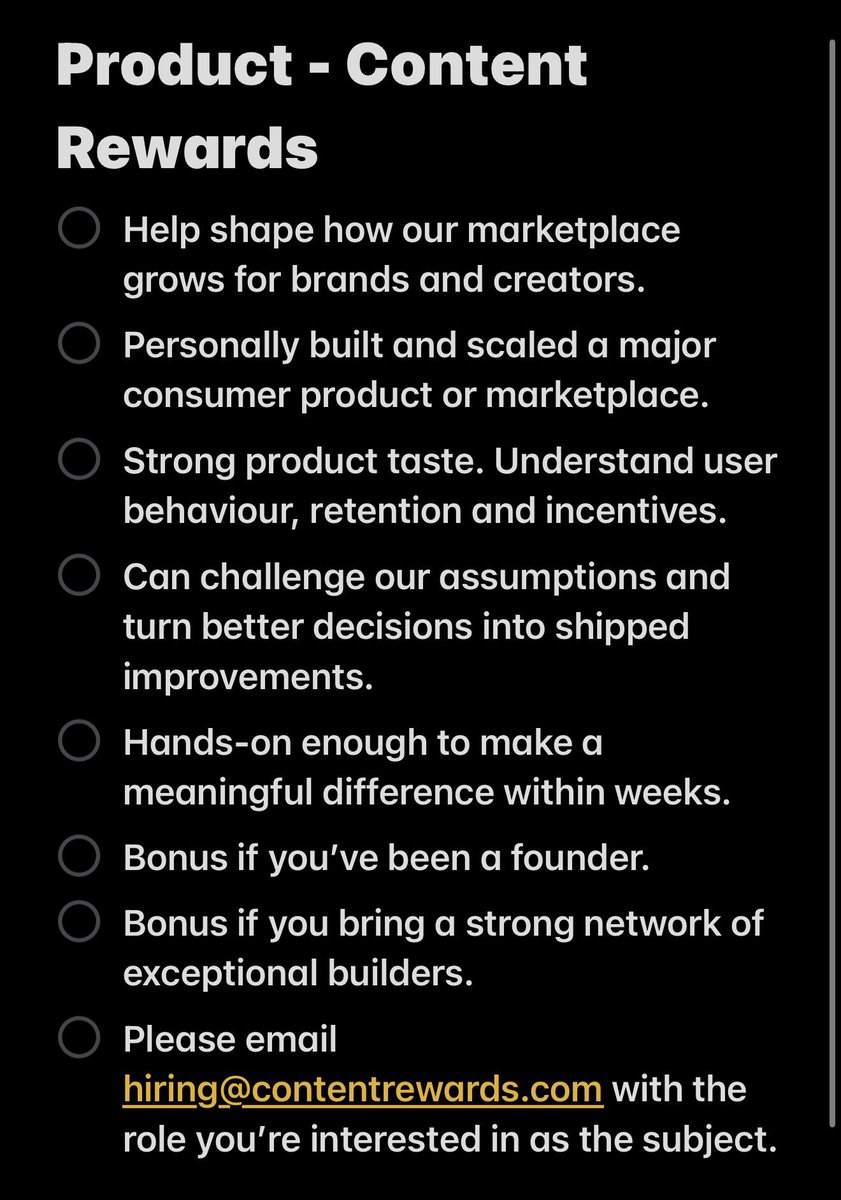 alexxgrowth's tweet photo. I’m hiring @contentrewards. https://t.co/8cPHr6nttx