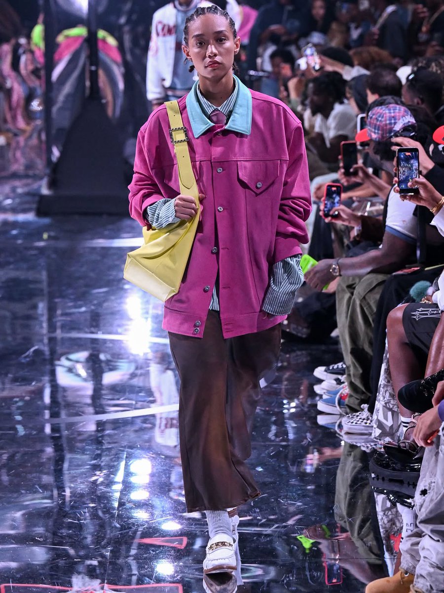 wydhuey's tweet photo. Camo!, Draft Day, Rio Amor &amp; Mudman walking for PDF at NYFW last night 📸 https://t.co/pBS7S0BjEs