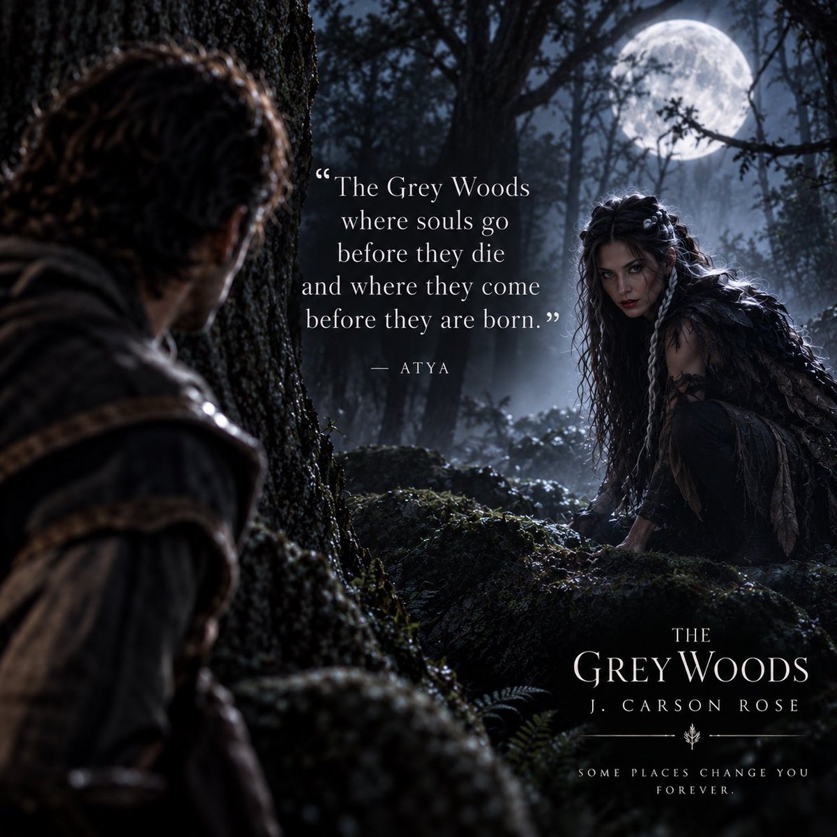JCarsonRose's tweet photo. “Findathúil,” comes a female voice from the sphere of light.

“Where am I?” I ask and my voice echoes.

“The Grey Woods,” she replies, “A meeting place between worlds.”

— The Grey Woods, Chapter One
J. Carson Rose https://t.co/lHxm5Gl1fs