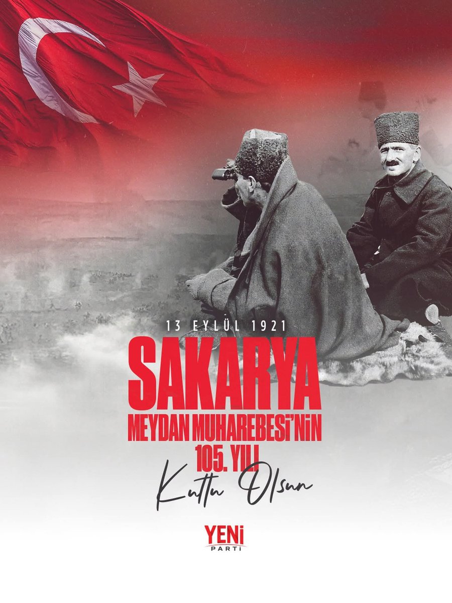 av_ihkurt's tweet photo. 22 gün 22 gece süren ve milletimizin kaderini değiştiren Sakarya Meydan Muharebesi’nin 105. yıl dönümünde; başta Başkomutanımız Gazi Mustafa Kemal Atatürk olmak üzere tüm kahramanlarımızı saygı ve minnetle anıyoruz. https://t.co/LVxA9E3ed6