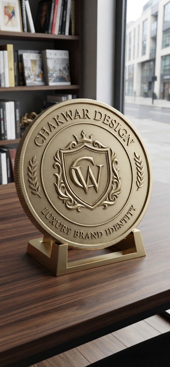Chakwar0fvk's tweet photo. "Crafting timeless brand identities down to the very last detail. 🪙✨ From physical-grade textures to luxury digital monograms, every emblem we design is built to make an unforgettable statement.

#BrandIdentity #LogoDesign #CoinDesign #Monogram #GraphicDesigner" https://t.co/pF7RhN8UIz