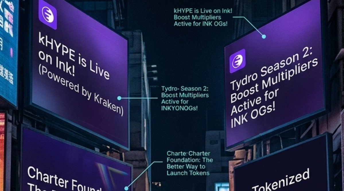 Novelp99's tweet photo. Been exploring @inkonchain since day one of mainnet (Dec 24, 2024) and holding the Ink OG status feels more rewarding than ever
The ecosystem is moving at breakneck speed, and the latest weekly recap proves why $Ink is leading the next wave of DeFi innovation.
​Here are the biggest highlights from this week:
​kHYPE is Officially Live: Powered by @krakenfx wrapped HYPE backed 1:1 in Kraken custody is now fully usable across Ink DeFi
@tydrohq Season 2 & Boost Multipliers: Tydro S2 is live with point multipliers! Early onchain activity before Tydro’s launch automatically qualifies us for Ink OG boosts.
​Charter Foundation Launch: Setting a brand-new legal framework and foundation standard for safe, compliant token launches.
​Tokenized Equity & NFT Volume: Massive momentum across real-world assets and NFT trading, with Nado's Templars of the Storm hitting over 128 ETH in weekly volume.
​From early-day adoption to major institutional integrations with Kraken, the growth of $INK has been incredible to watch firsthand. Early believers are positioned right where they need to be.