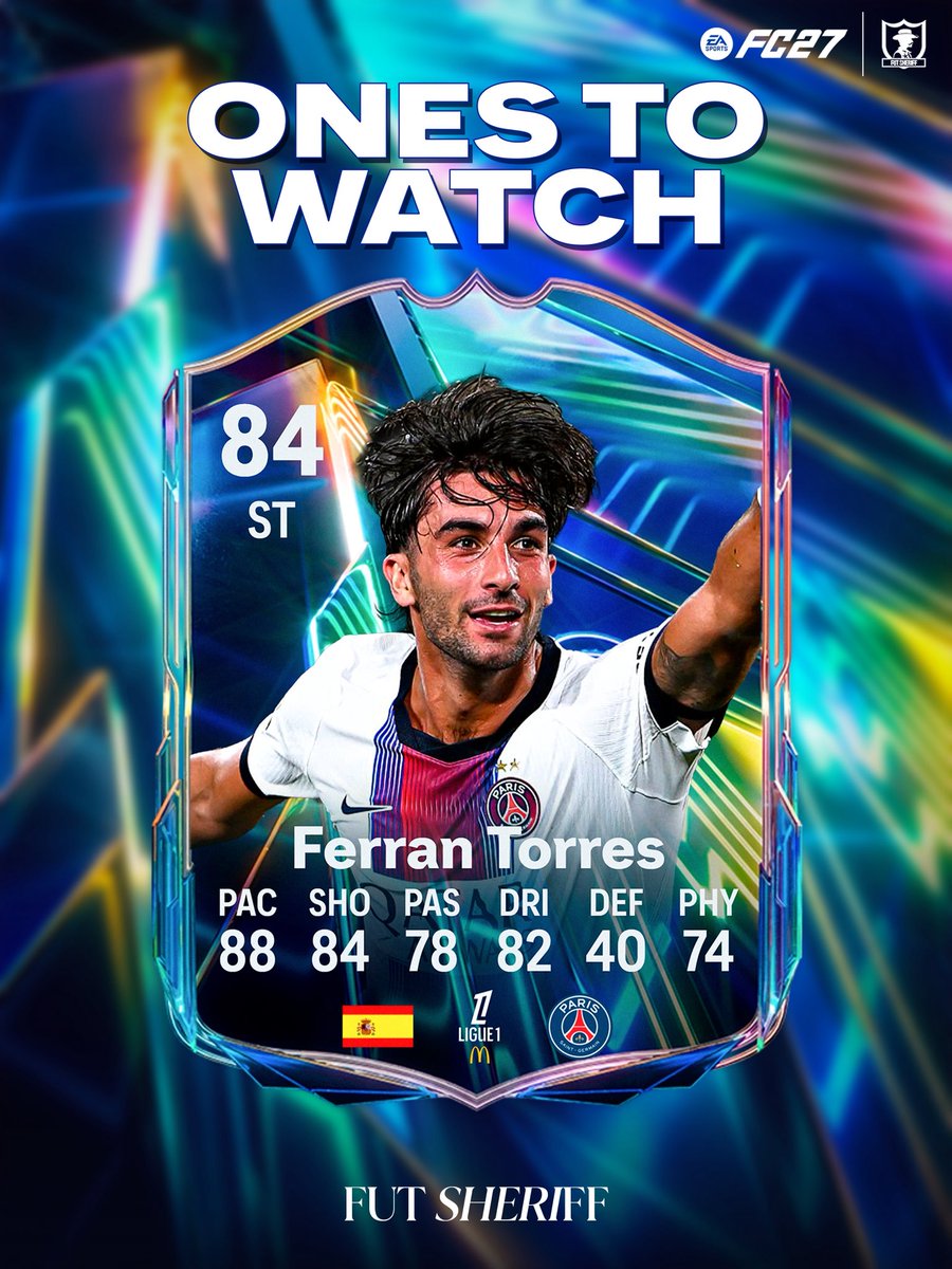 FutSheriff's tweet photo. 🚨CONFIRMED : Diomande 🇨🇮 &amp; Ferran Torres 🇪🇸 both are achievable in the LEVEL 30 Of SEASON PASS 🔥✅

• 🆓 FREE 🟰 Ferran Torres 🇪🇸 
• 💰 PAID 🟰 Diomande 🇨🇮 

Who are you getting? 👇🏻👇🏻 #FC27 https://t.co/JmoEeN6qEG