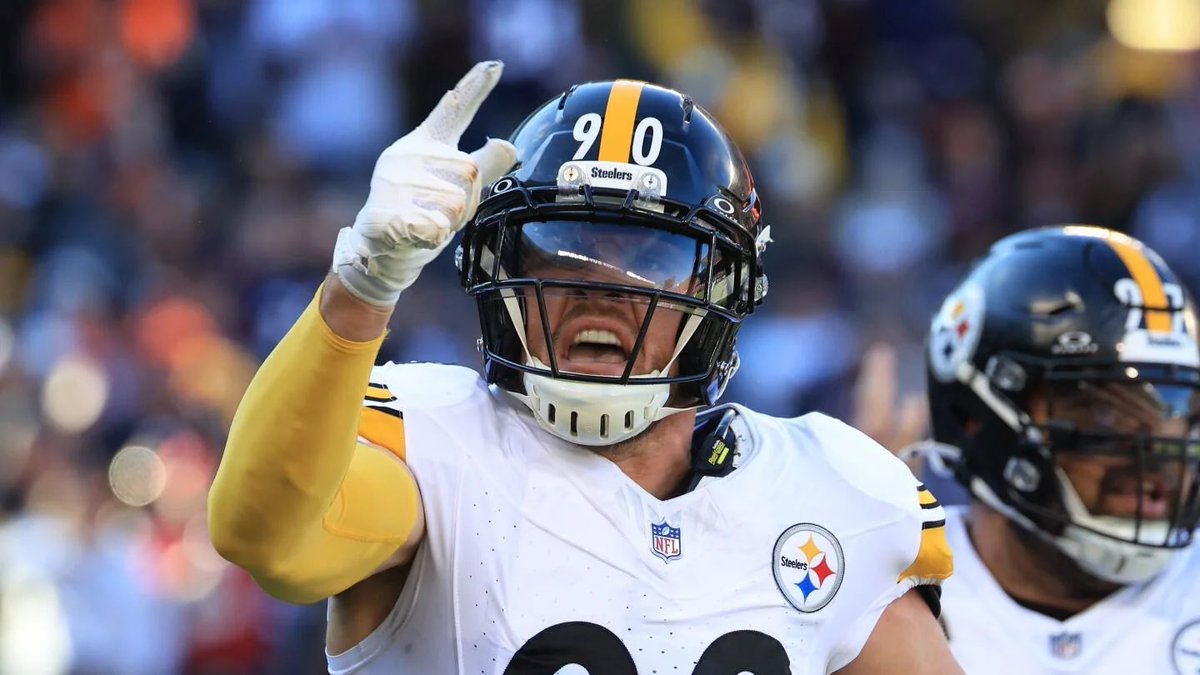 PickensBurgh's tweet photo. DEBATE IS OVER 🚨

TJ Watt this season: 

3 TFLs
2 Sacks 
2 QB Hits

Myles Garrett: 

0 TFLs
0 sacks 
0 QB Hits https://t.co/O42GJTY5Rg