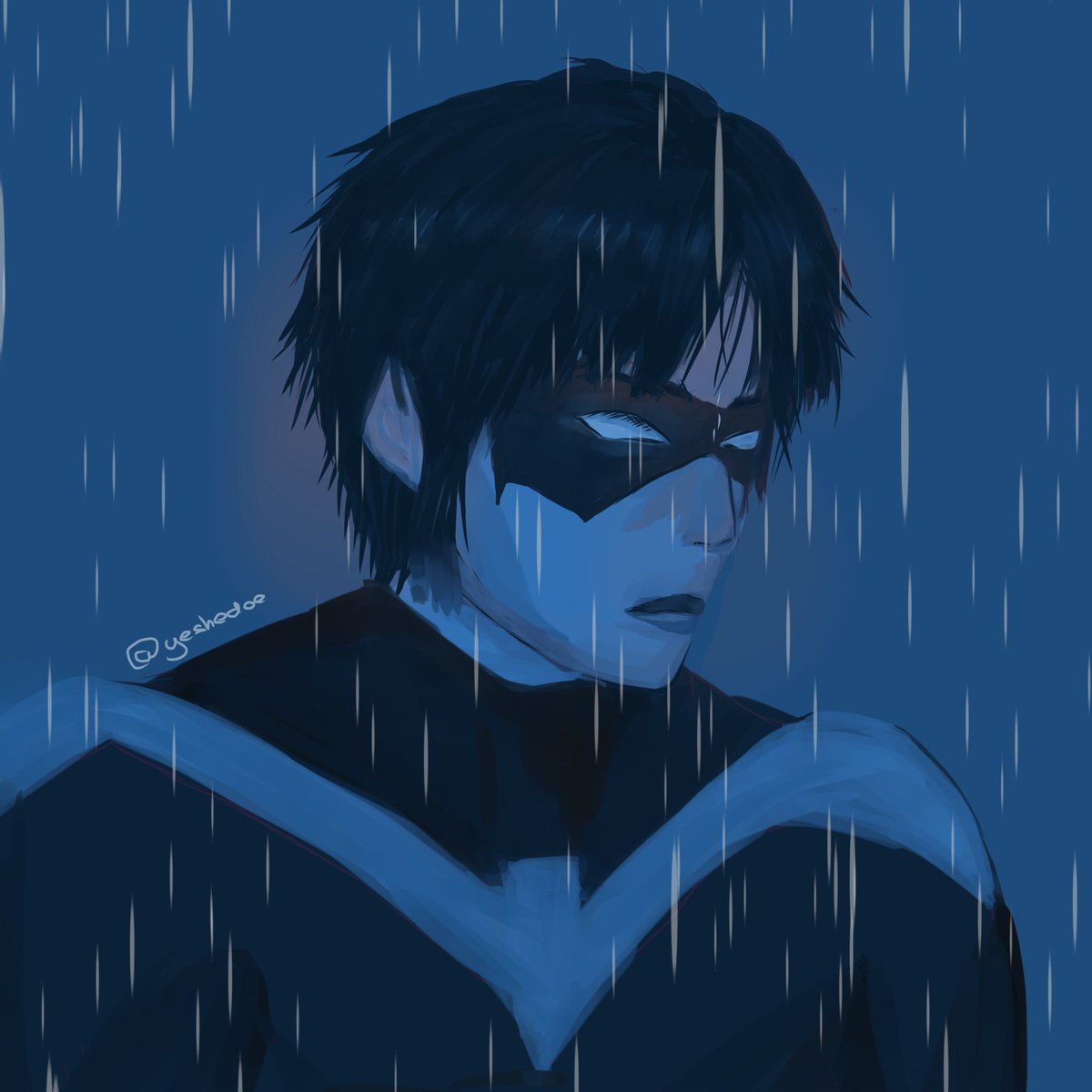 yeshedoe's tweet photo. Well I dont know I jst got here

anyways #artmoots ??
 #Dc #nightwing https://t.co/wrYqW4Ov6C